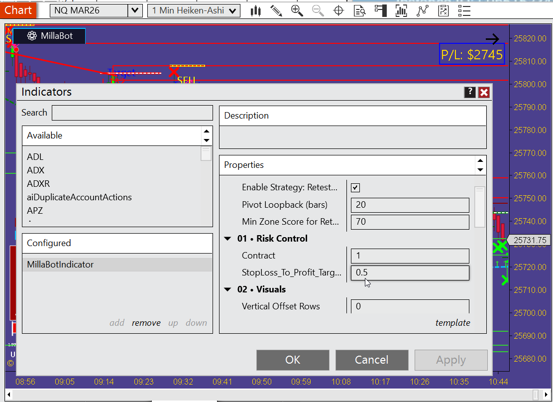 (Insert) Dynamic stop and ratio target